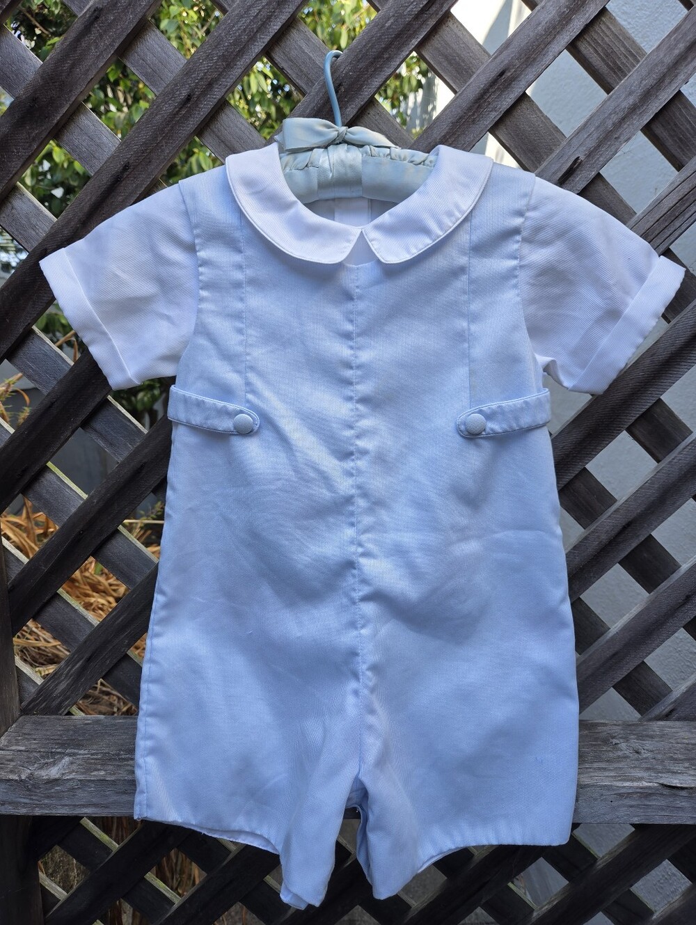 Vintage Baby Boy 2 Piece Romper Set 4T